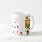 Grappige draak pa. – Beste vader ooit. papa Koffiemok (Voorkant rechts)