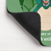 Grappige Dragon Mousemat Muismat (Hoek)