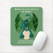 Grappige Dragon Mousemat Muismat (Met muis)