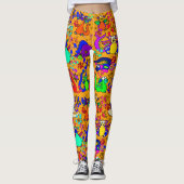 Grappige Draken Leggings (Voorkant)