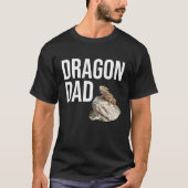 Grappige Draken Vader Baardagaam Hagedis T-shirt (Voorkant)