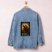 Grappige drakendoder mede drinker humor fantasieku denim jacket (Hangar)