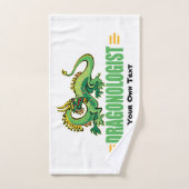 Grappige Drakenliefhebber Handdoek (Handdoek)