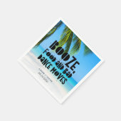 Grappige drank Bad Dance Moves Strand Bruiloft Servet (Hoek)