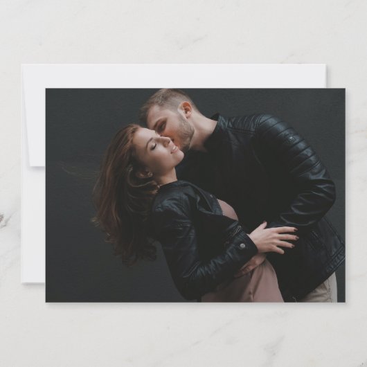 Grappige drank gratis foto's feestelijke bruiloft save the date (Achterkant)