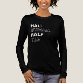 Grappige Drank Quote Half Mens Half Thee Tri-Blend Shirt (Voorkant)
