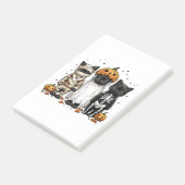 Grappige drie Halloween katten Post-it® Notes (Schuin)
