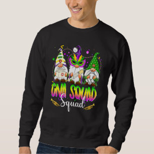 Grappige Drie Nordic Gnomen CNA Squad Mardi Gras A Trui