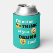 Grappige Drink Emoji Cooler (Blikje Voorkant)