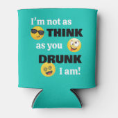 Grappige Drink Emoji Cooler (Voorkant)