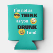 Grappige Drink Emoji Cooler (Achterkant)