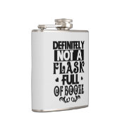 grappige drink liefhebbers woordkunst heupfles (Rechts)