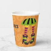 Grappige Drink up heksen Halloween Papieren Bekers (Achterkant)