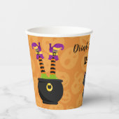 Grappige Drink up heksen Halloween Papieren Bekers (Voorkant)