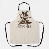 Grappige Drink up heksen Halloween Schort (Voorkant)