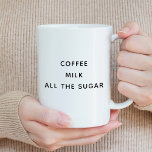Grappige Drink voorkeur Koffiemok<br><div class="desc">Drink Voorkeur Koffie Mok</div>