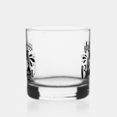 Grappige drink woordkunst whisky glas (Links)