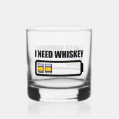 Grappige drink woordkunst whisky glas (Achterkant)