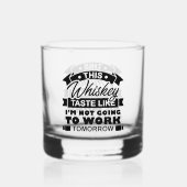 Grappige drink woordkunst whisky glas (Voorkant)