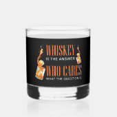 Grappige drink woordkunst whisky glas (Achterkant)