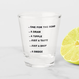 grappige drinken meten Shot glass Glas