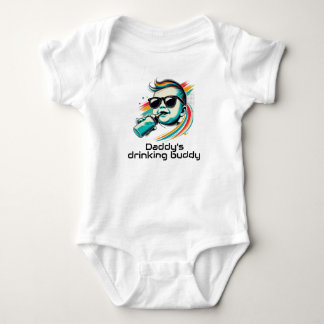 Grappige drinkende baby speelkameraad Humor body-p Romper