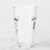 Grappige Drinkende Ben Je Dronken Tacos Bierpul Glas (Links)