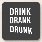 grappige drinker citeert gezegden bier onderzetter (Voorkant)