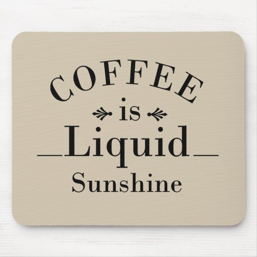 Grappige drinker gezegden over koffie muismat (Voorkant)