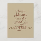 Grappige drinker koffie citaten briefkaart (Voorkant)