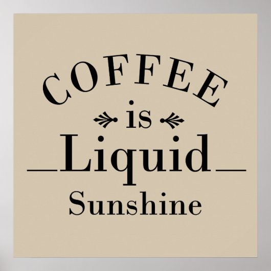 grappige drinker uitspraken over koffie poster (Voorkant)