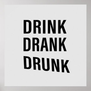 Grappige drinkuitspraken over whiskeydrinker poster