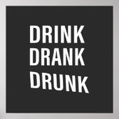 grappige drinkuitspraken poster (Voorkant)