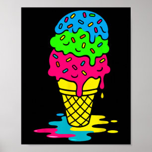 Grappige Drip Bruh Ckto School Drip Ijs+room Voor  Poster