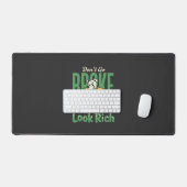 Grappige Drip Dog Geld Quote Bureaumat (Keyboard & Muis)