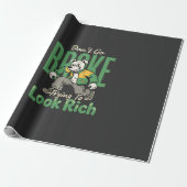 Grappige Drip Dog Geld Quote Cadeaupapier (Uitgerold)