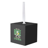 Grappige Drip Dog Geld Quote Decoratie (Achter hoekig)