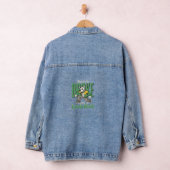 Grappige Drip Hond Geld Citaat Denim Jacket (Hangar)