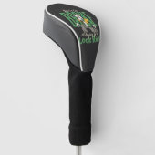 Grappige Drip Hond Geld Citaat Golfheadcover (Schuin)
