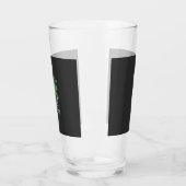 Grappige Drip Hond Geld Quote Glas (Links)