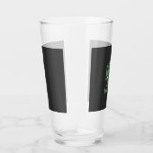 Grappige Drip Hond Geld Quote Glas (Rechts)