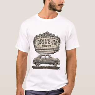 Grappige Drive-In Film T-shirt