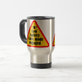 Grappige drone quotes reisbeker (Voorkant links)