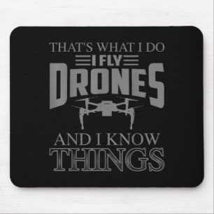 Grappige dronekunst voor mannen vrouwen jongens dr muismat