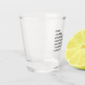 Grappige Dronken Definitie Feestje  Shot Glas (Links)