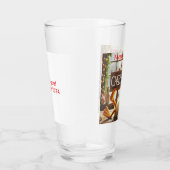 Grappige Dronken Eend Glas (Rechts)