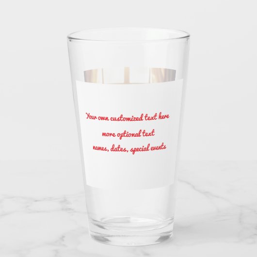 Grappige Dronken Eend Glas (Achterkant)