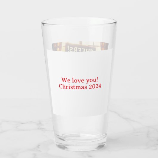 Grappige Dronken Eend Glas (Achterkant)