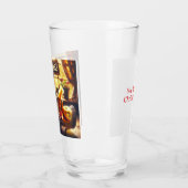 Grappige Dronken Eend Glas (Links)
