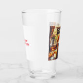 Grappige Dronken Eend Glas (Rechts)